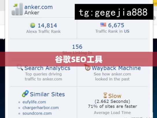 谷歌SEO工具，谷歌 SEO 工具介绍