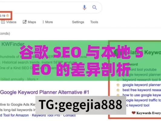 谷歌 SEO 与本地 SEO 的差异剖析