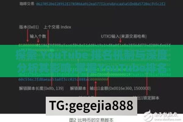 探索 YouTube 排名机制与深度分析其影响,掌握YouTube排名与分析的艺术