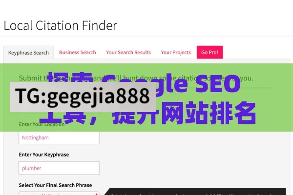 探索 Google SEO 工具，提升网站排名的利器,Google SEO工具，提升网站排名的利器