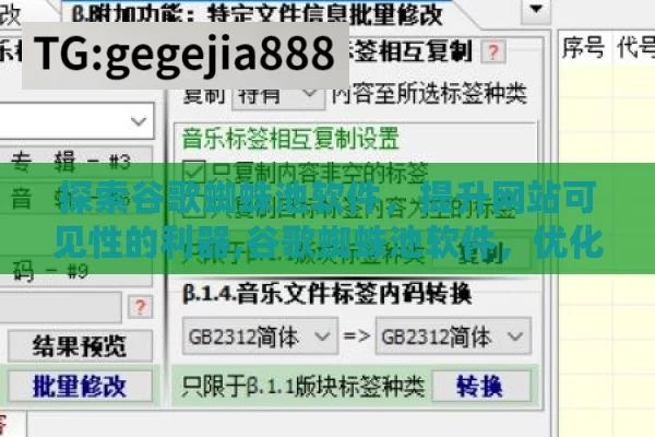 探索谷歌蜘蛛池软件，提升网站可见性的利器,谷歌蜘蛛池软件，优化您的网站抓取效率