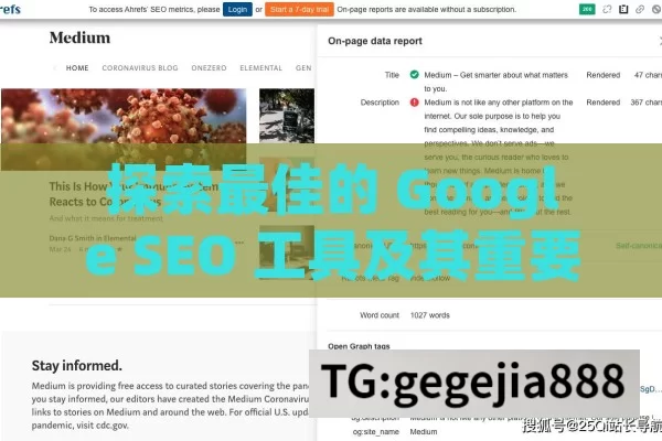 探索最佳的 Google SEO 工具及其重要性,揭秘，最佳Google SEO工具大比拼