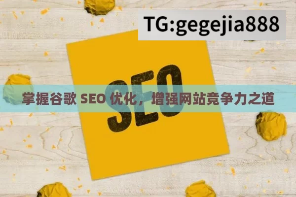 掌握谷歌 SEO 优化，增强网站竞争力之道